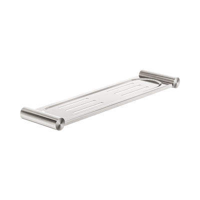 Nero New Mecca Metal Shower Shelf, Brushed Nickel