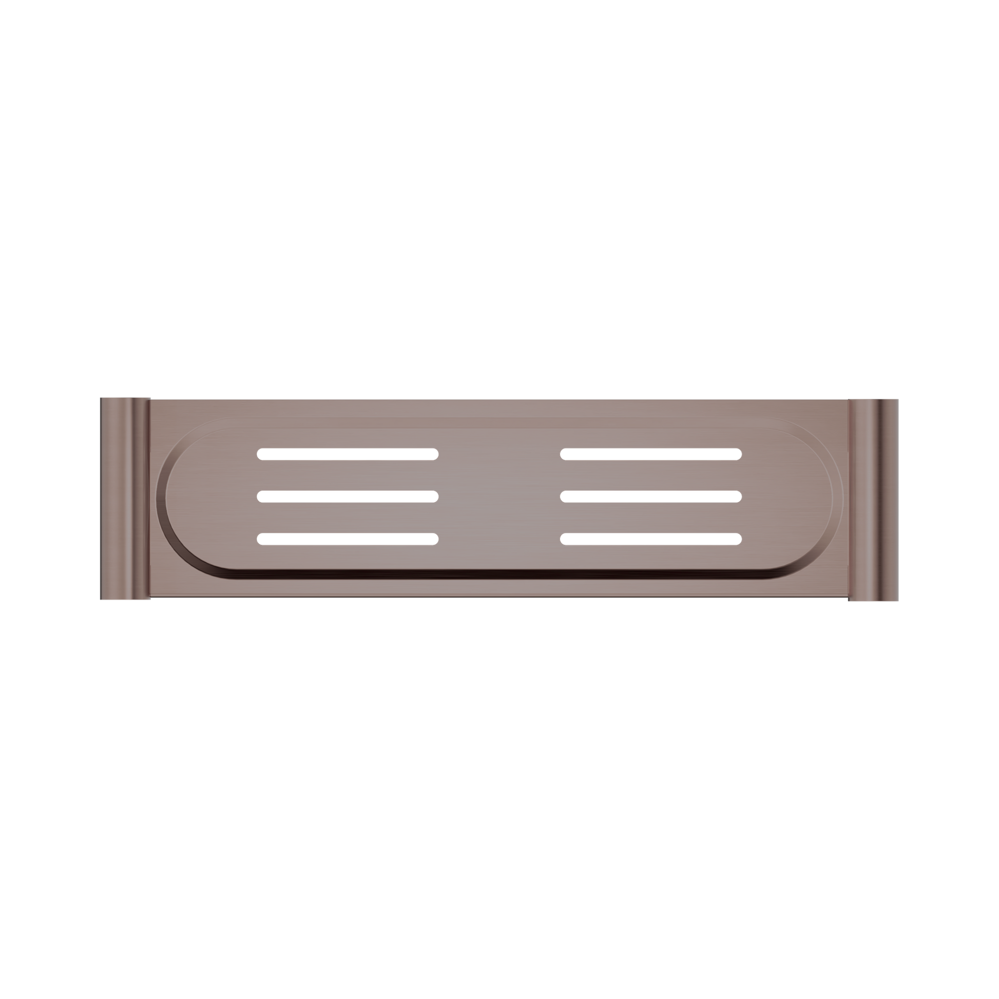 Nero New Mecca Metal Shower Shelf, Brushed Bronze