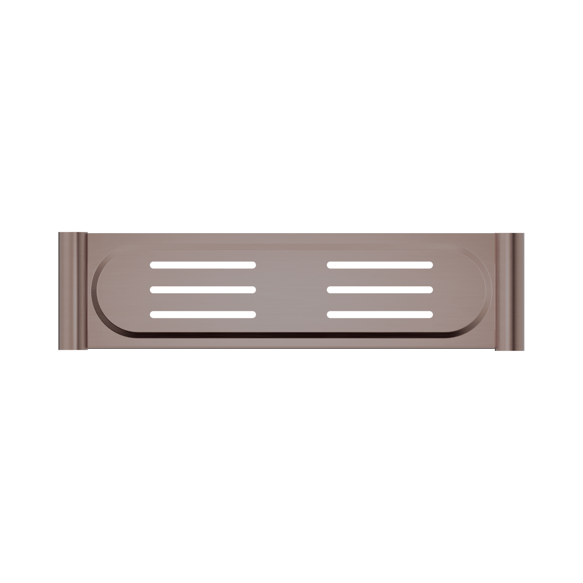 Nero New Mecca Metal Shower Shelf, Brushed Bronze