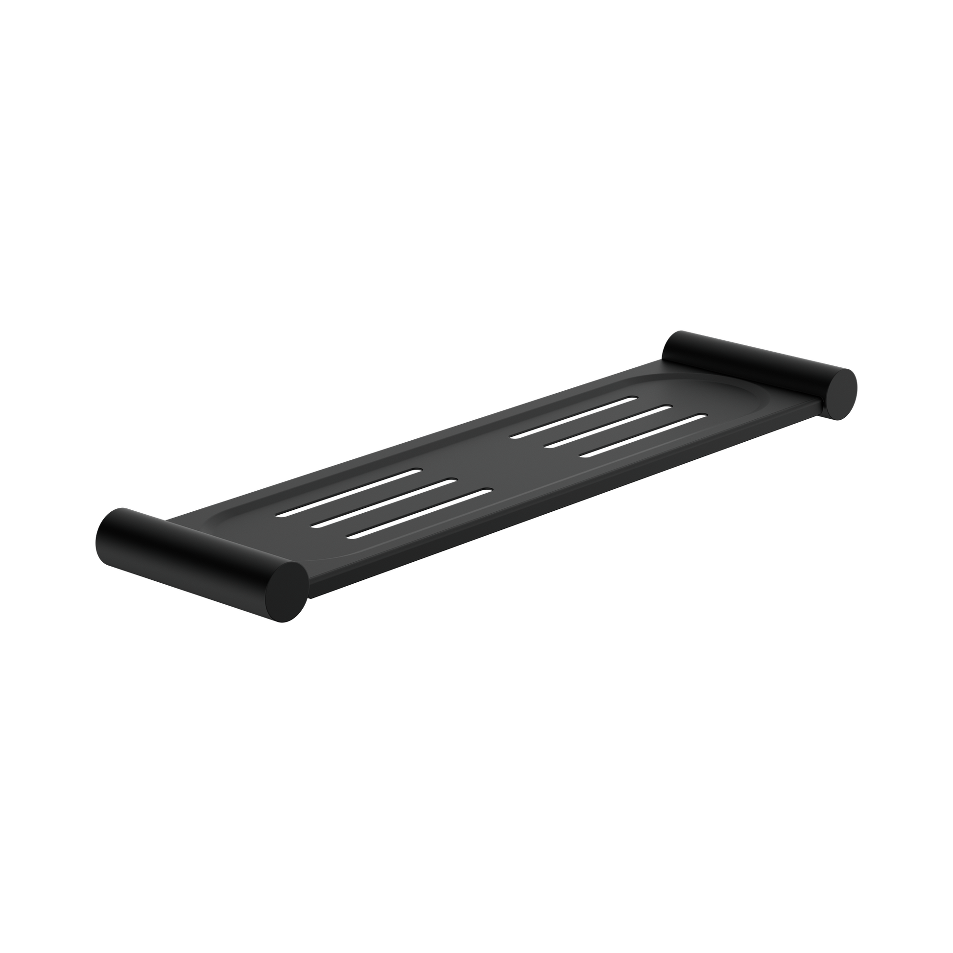 Nero New Mecca Metal Shower Shelf, Matte Black