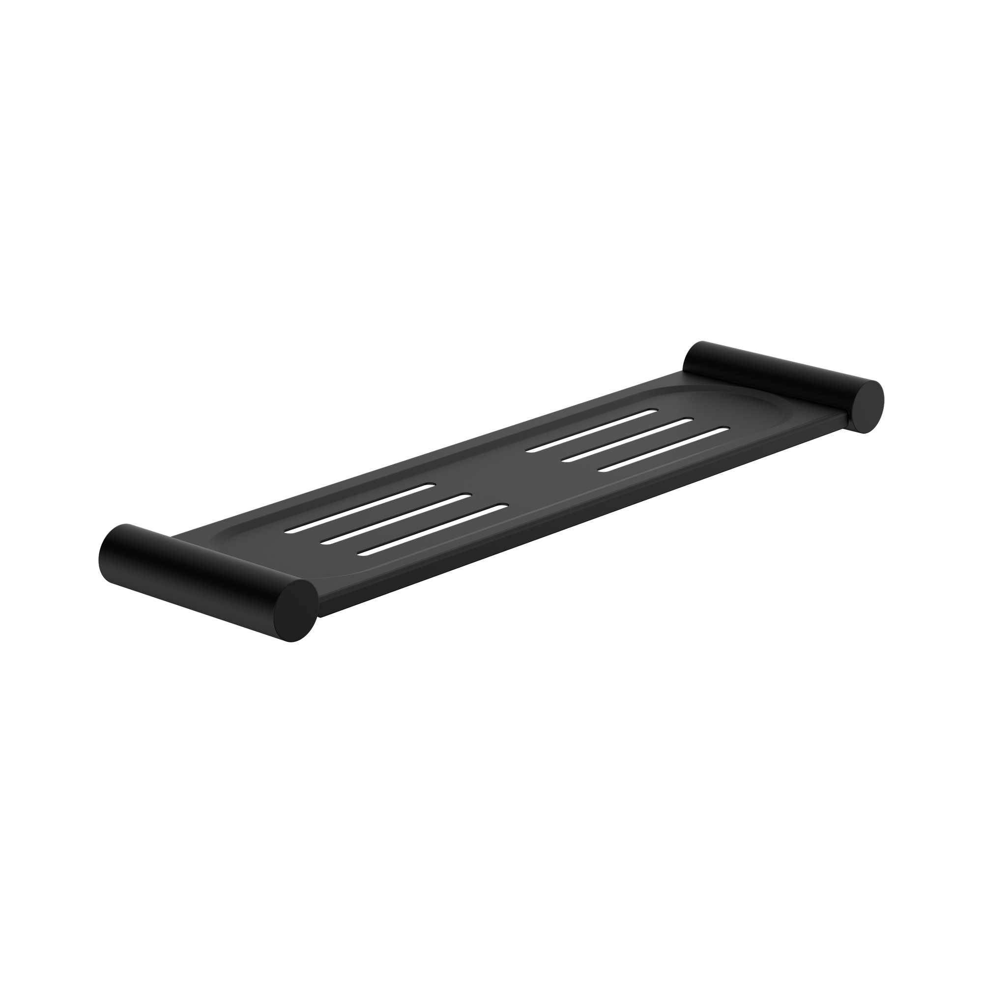 Nero New Mecca Metal Shower Shelf, Matte Black