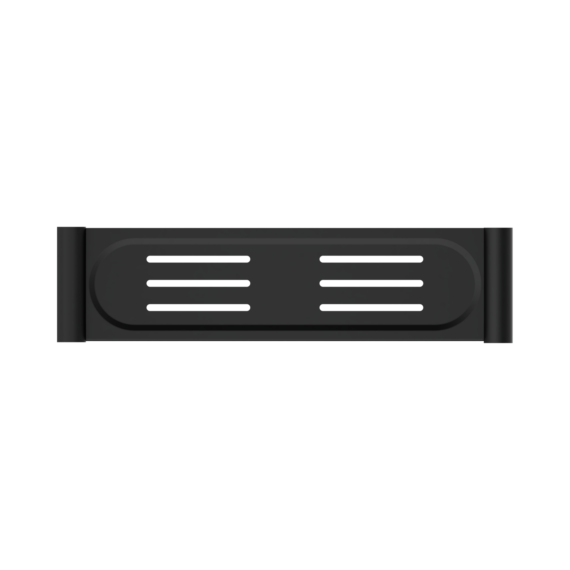 Nero New Mecca Metal Shower Shelf, Matte Black