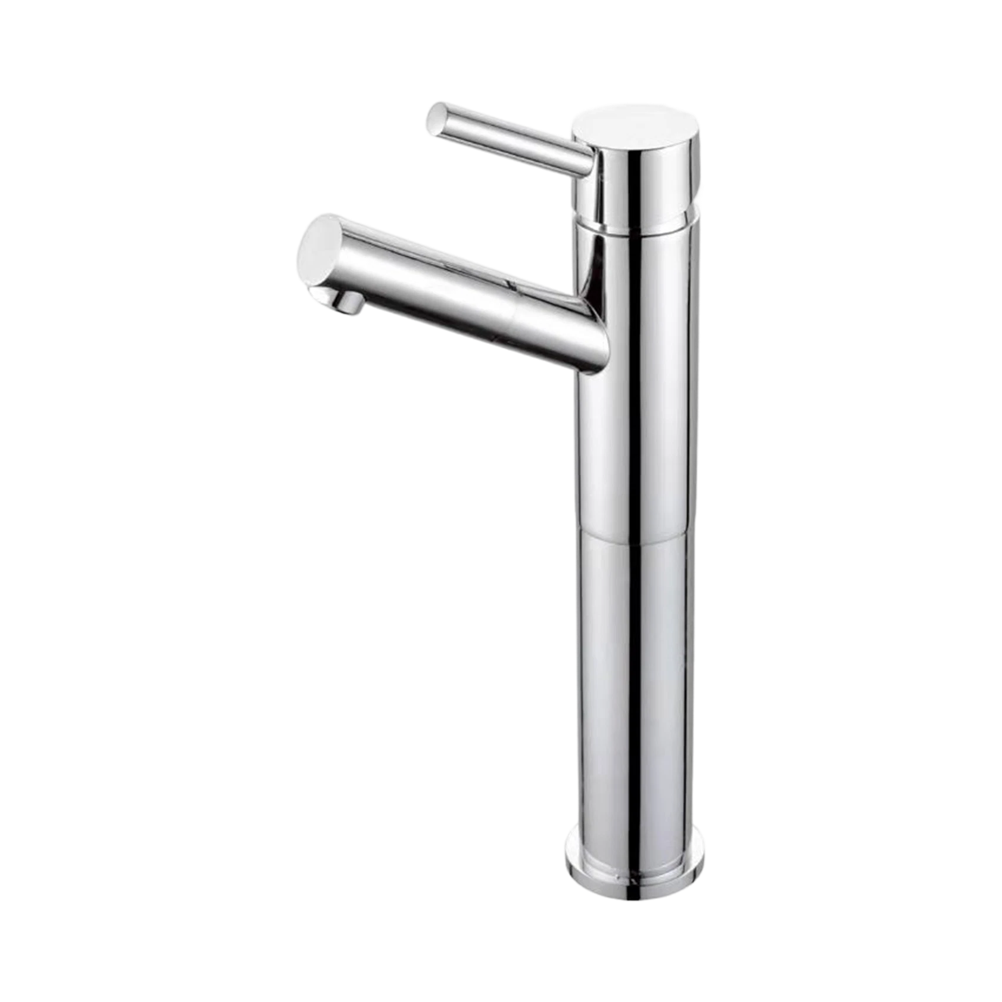 Nero Dolce Tall Basin Mixer Angle Spout, Chrome