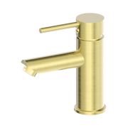 Nero Dolce Basin Mixer Straight Spout, Brushed Gold
