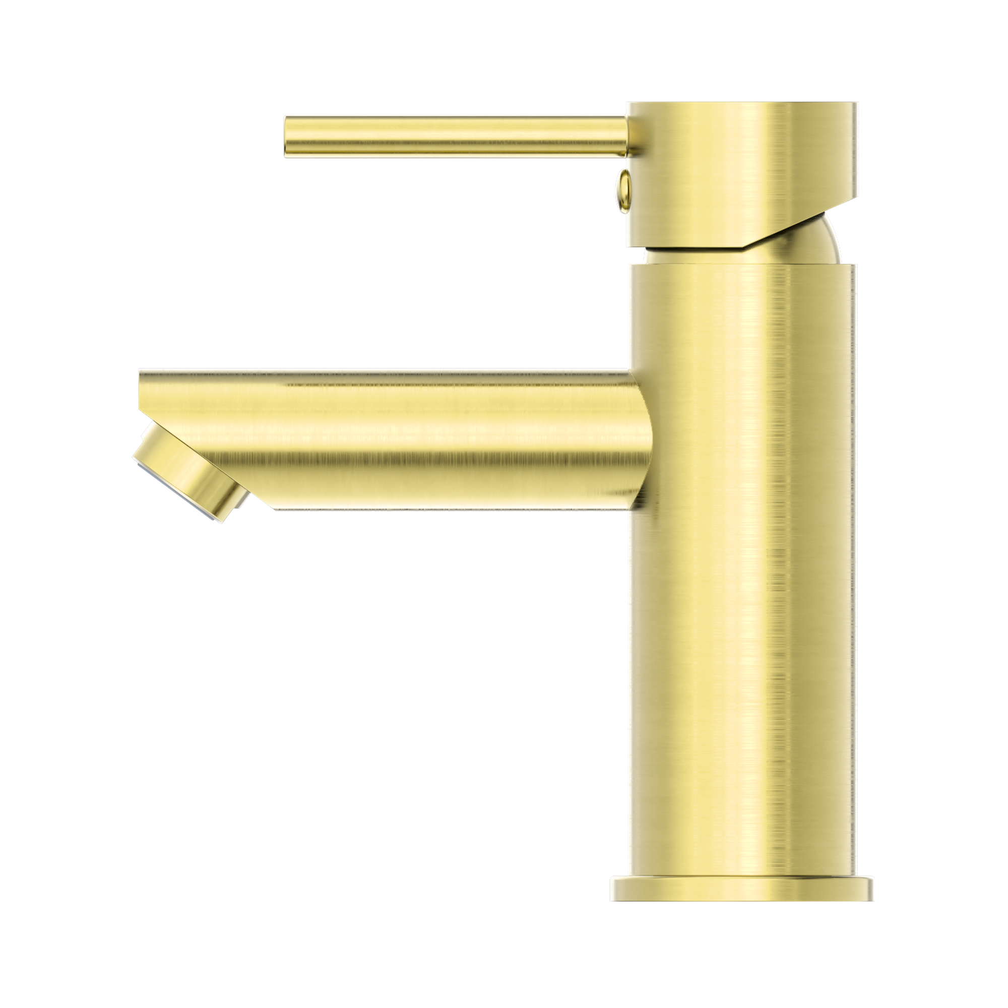 Nero Dolce Basin Mixer Straight Spout, Brushed Gold