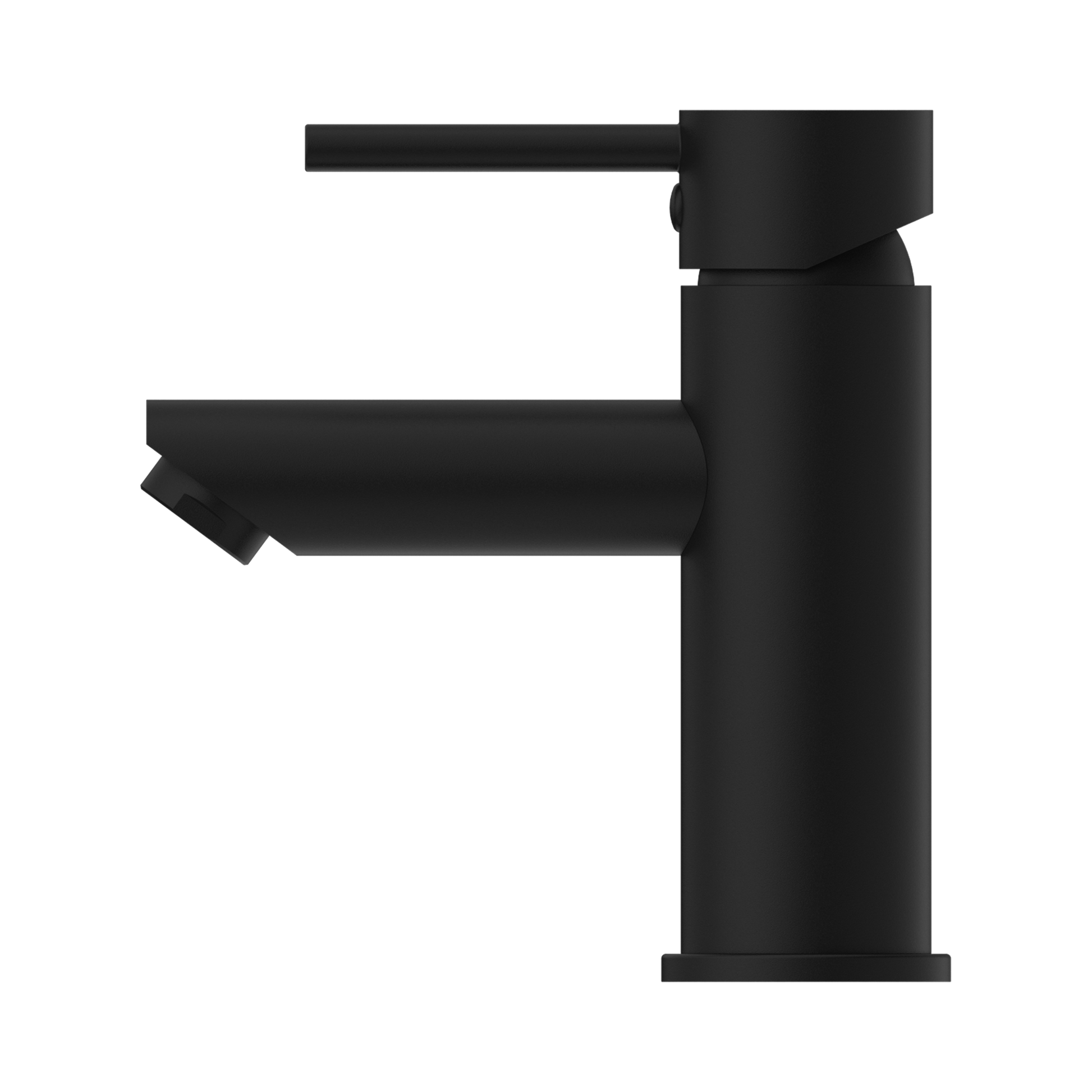Nero Dolce Basin Mixer Straight Spout, Matte Black