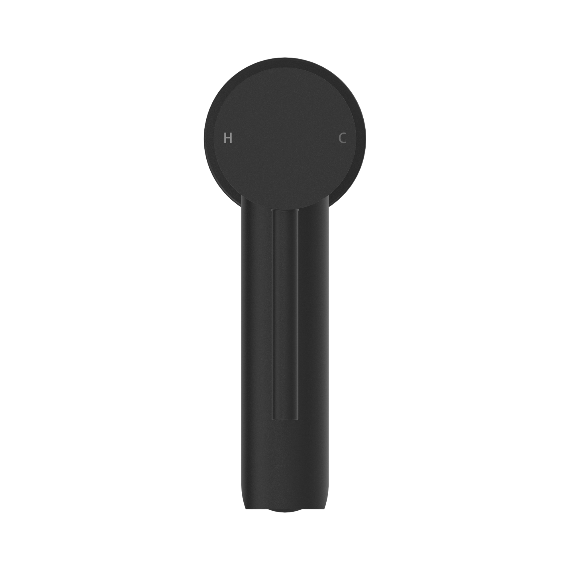 Nero Dolce Basin Mixer Straight Spout, Matte Black