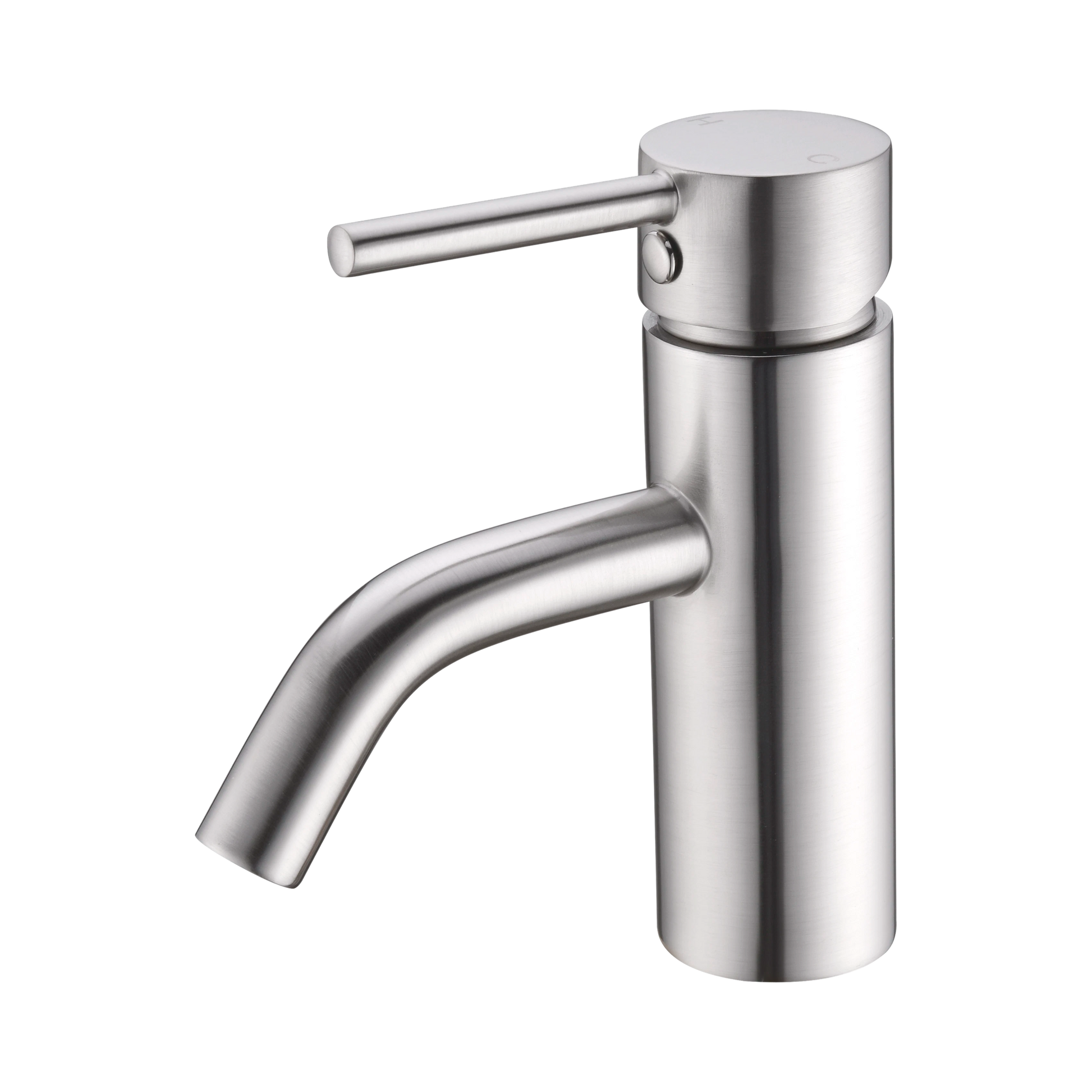 Nero Dolce Basin Mixer Stylish Spout, Brushed Nickel