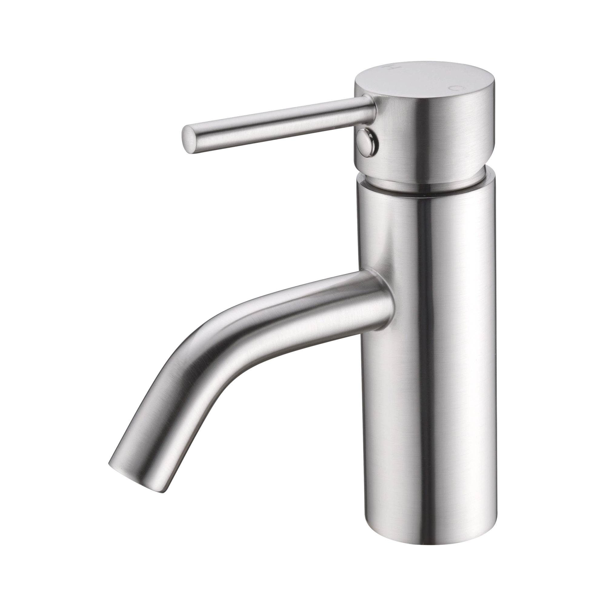 Nero Dolce Basin Mixer Stylish Spout, Brushed Nickel