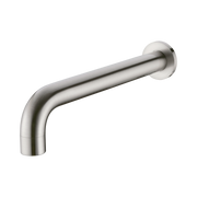 Nero Dolce Basin/Bath Spout Only 215mm, Brushed Nickel