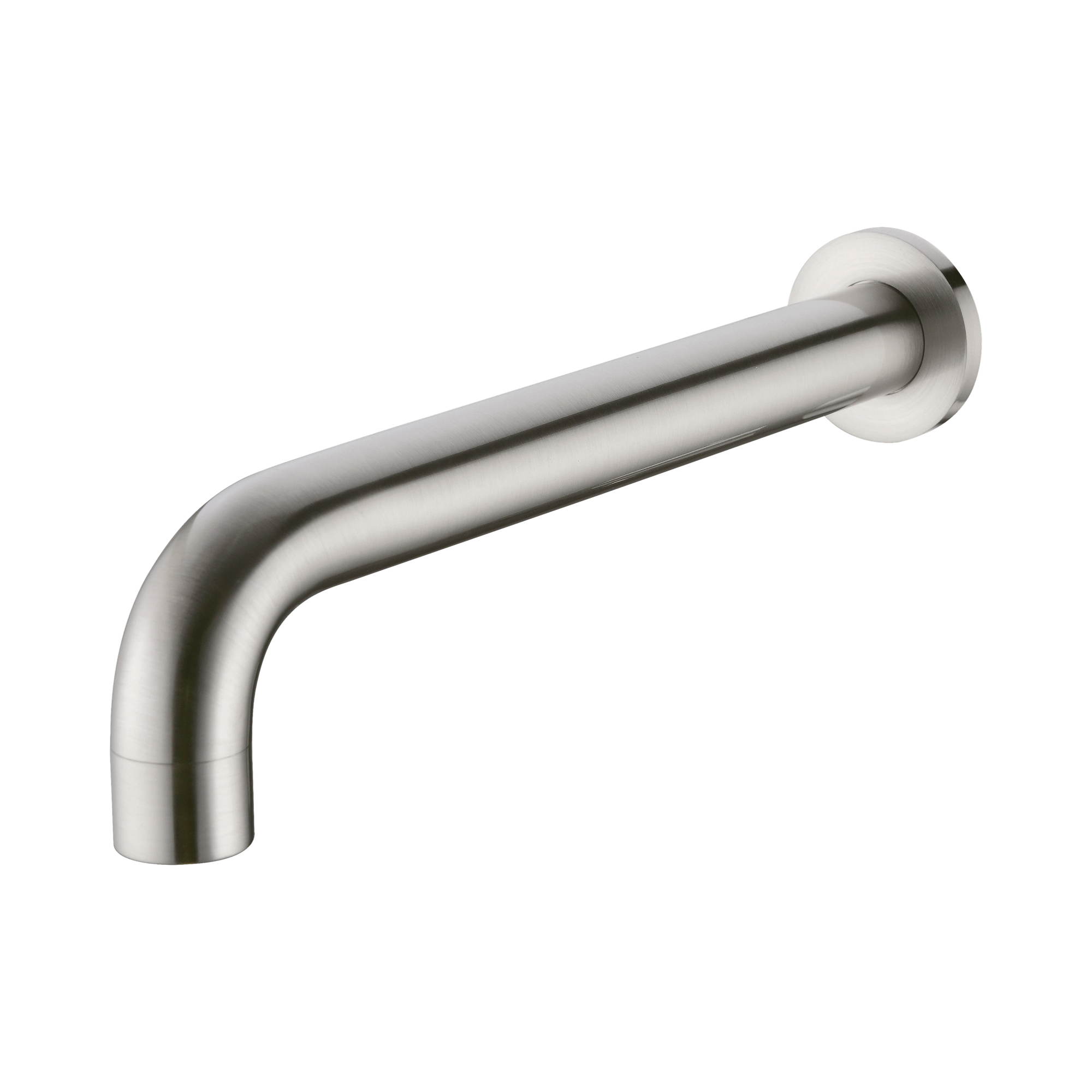 Nero Dolce Basin/Bath Spout Only 215mm, Brushed Nickel