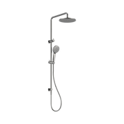 Nero Round Twin Shower, Chrome