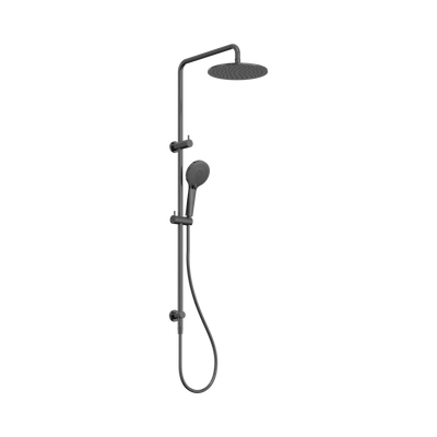 Nero Round Twin Shower, Gun Metal