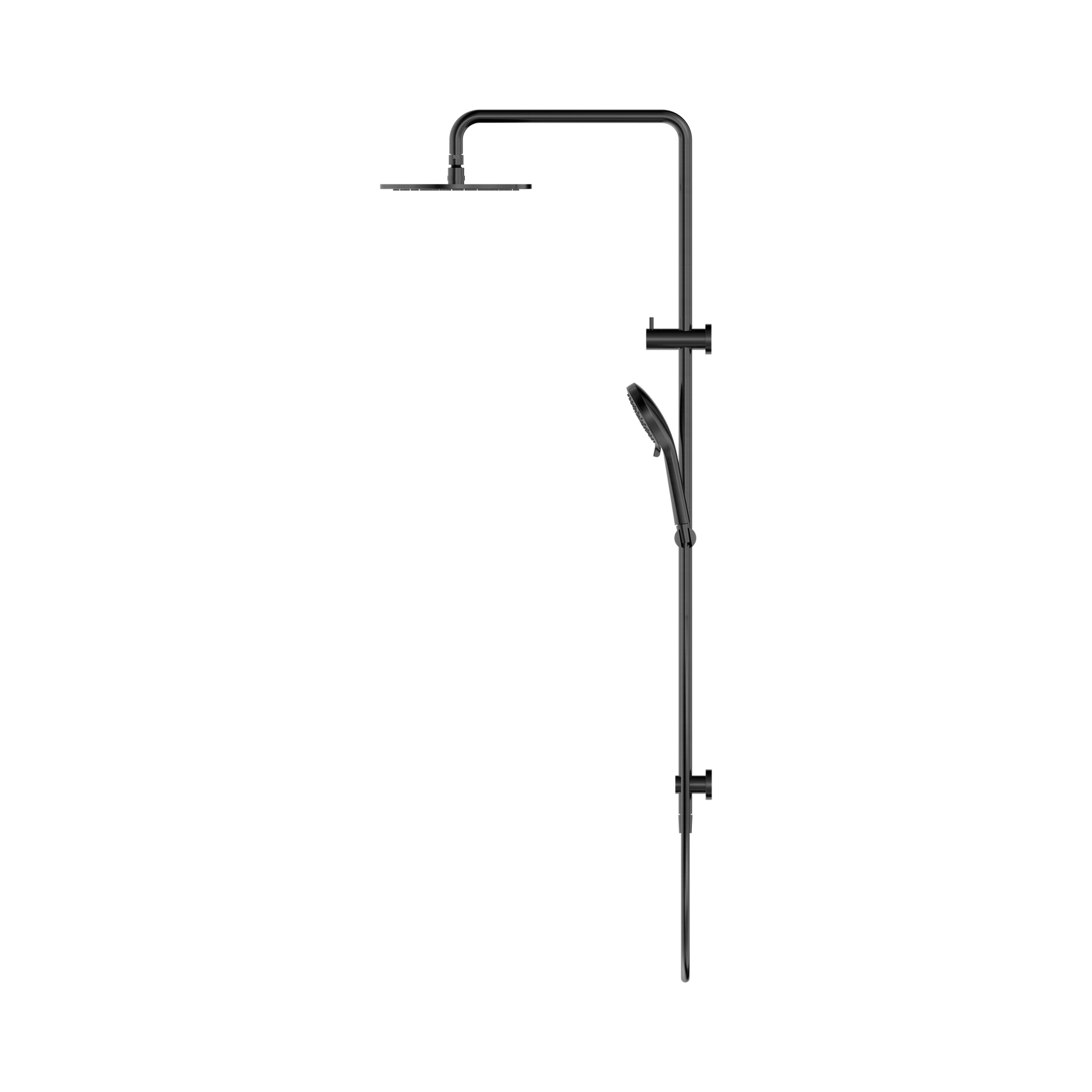 Nero Round Twin Shower, Gun Metal