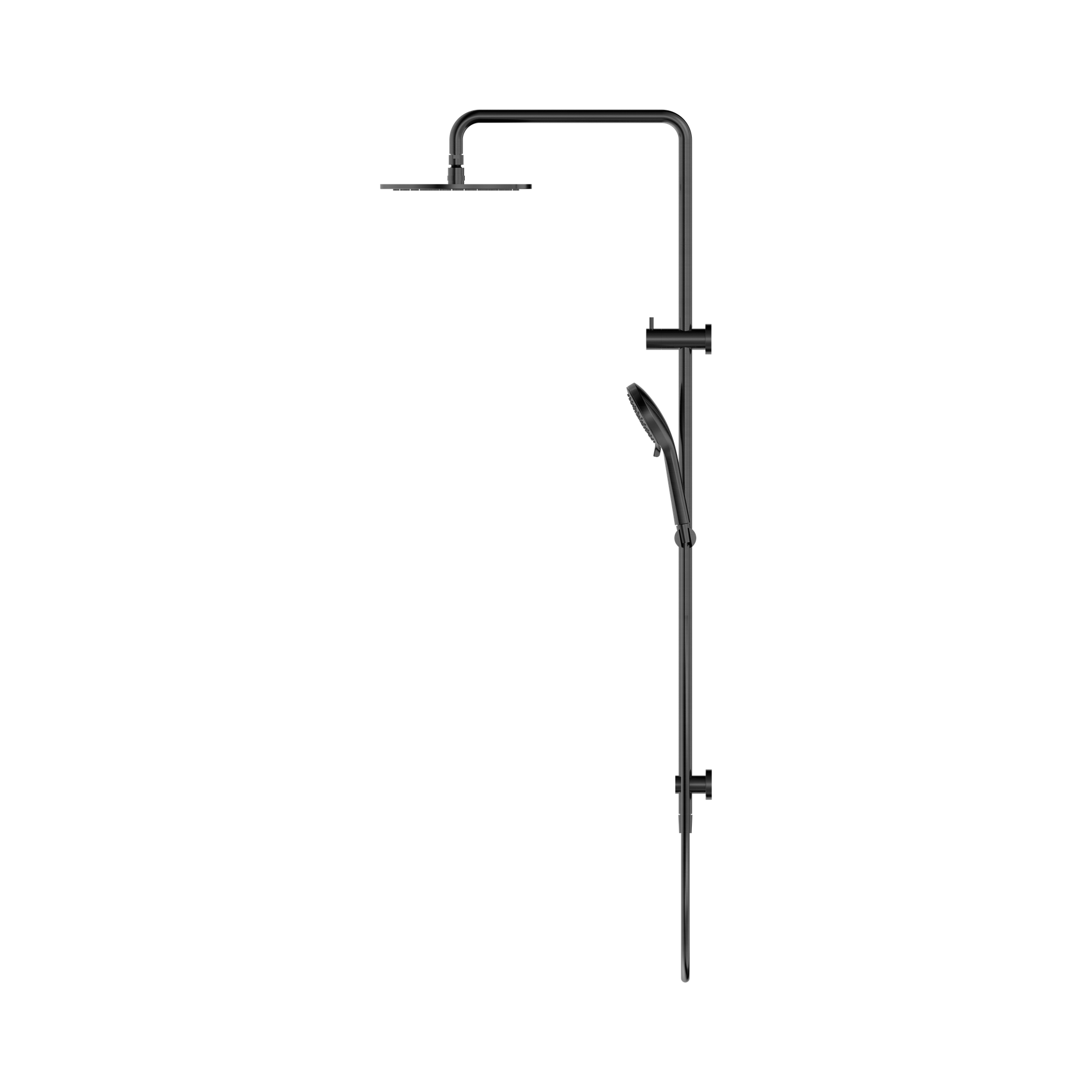 Nero Round Twin Shower, Gun Metal