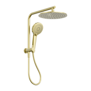 Nero Mecca 2 In 1 Twin Shower, Brushed Gold