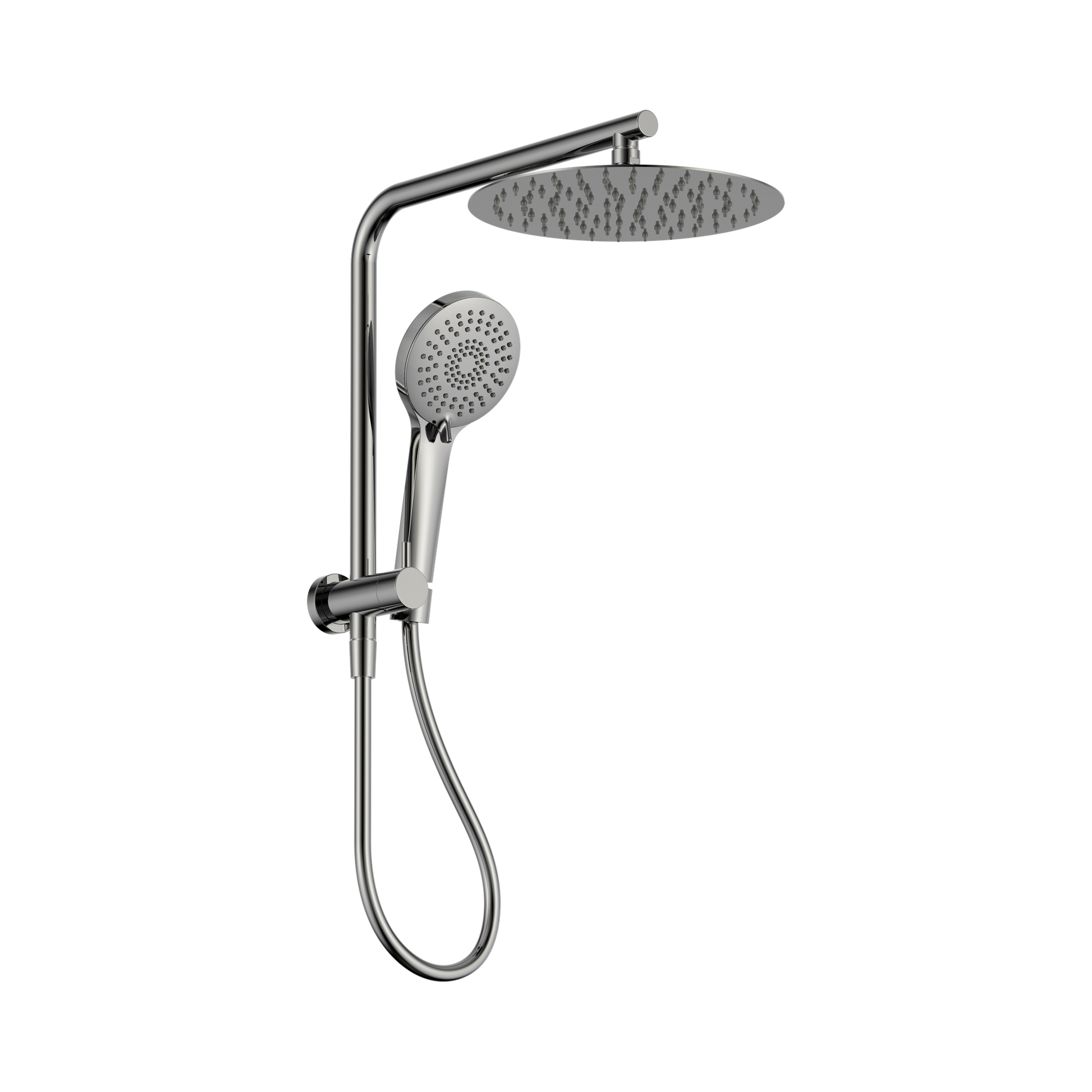 Nero Mecca 2 In 1 Twin Shower, Chrome