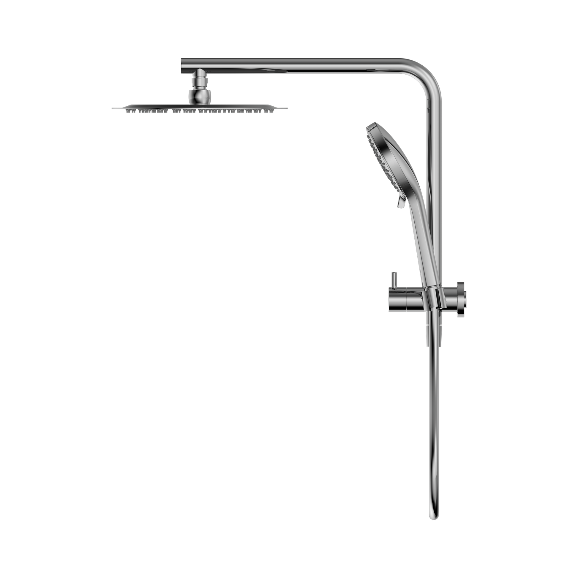 Nero Mecca 2 In 1 Twin Shower, Chrome