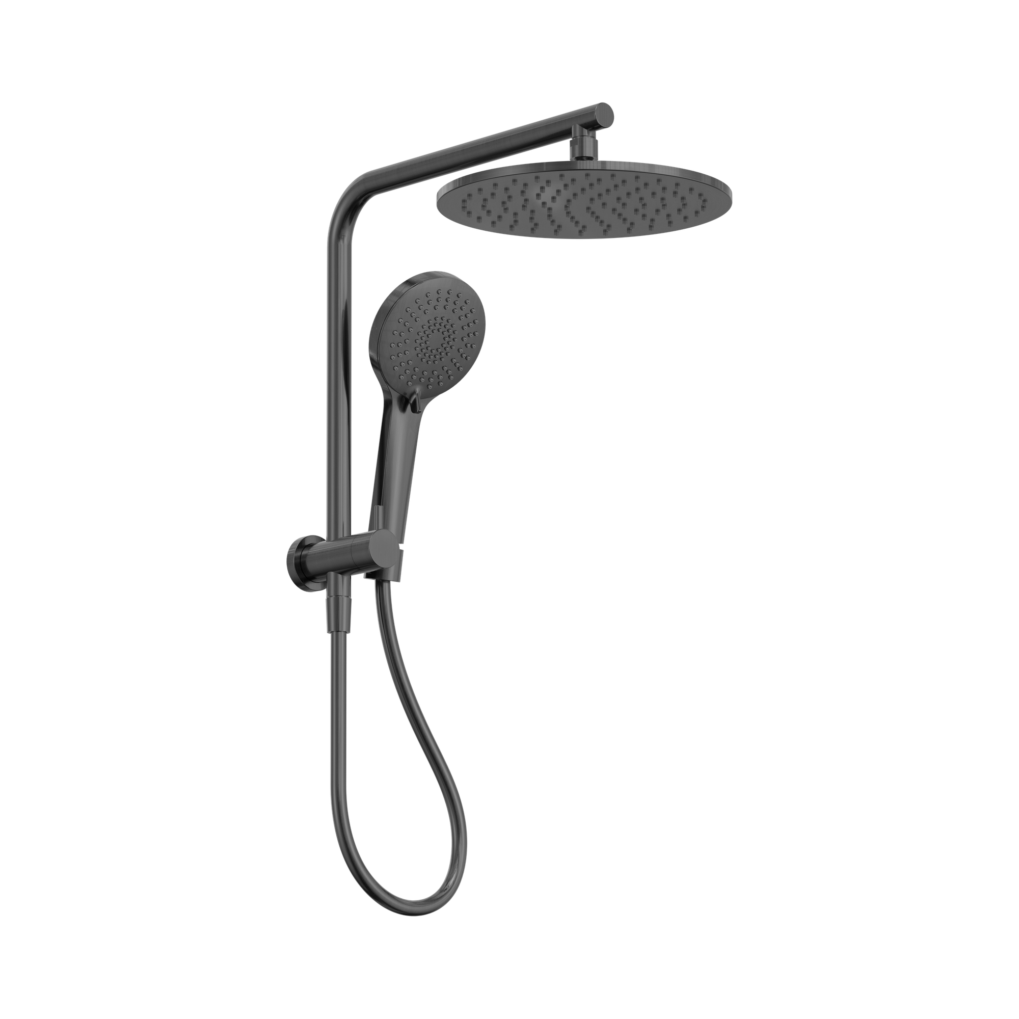 Nero Mecca 2 In 1 Twin Shower, Gun Metal