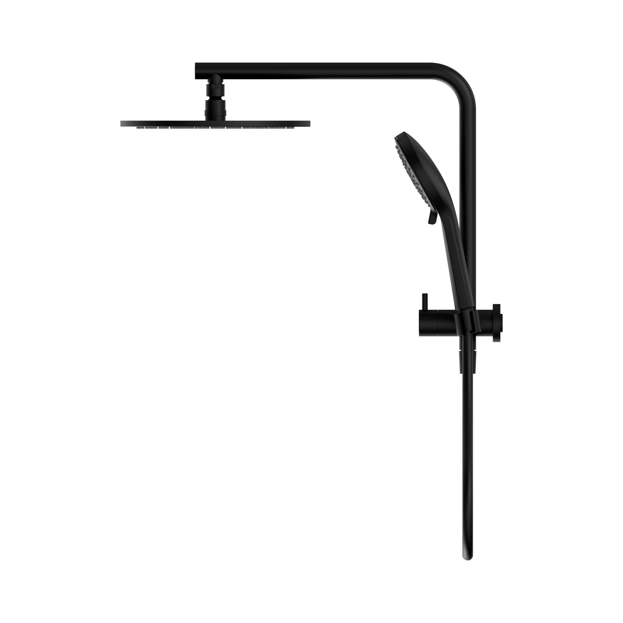 Nero Mecca 2 In 1 Twin Shower, Matte Black
