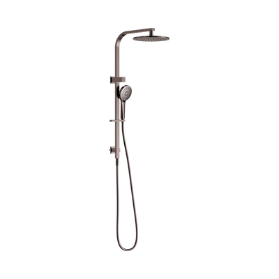 Nero Bianca Twin Shower, Brushed Bronze