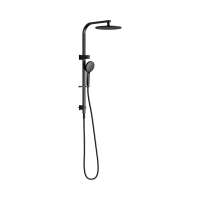 Nero Bianca Twin Shower, Matte Black