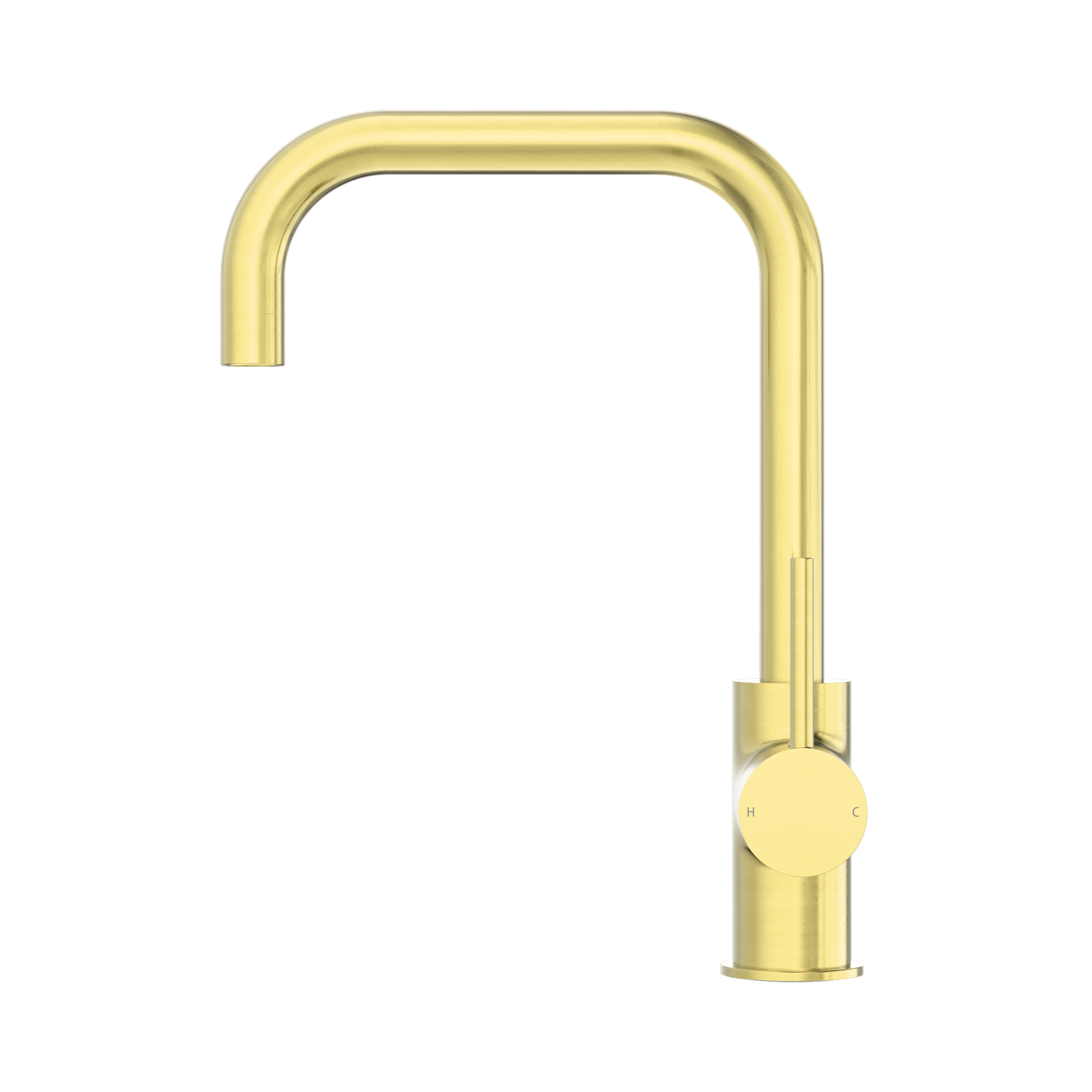 Nero Dolce Kitchen Mixer Square Shape, Brushed Gold