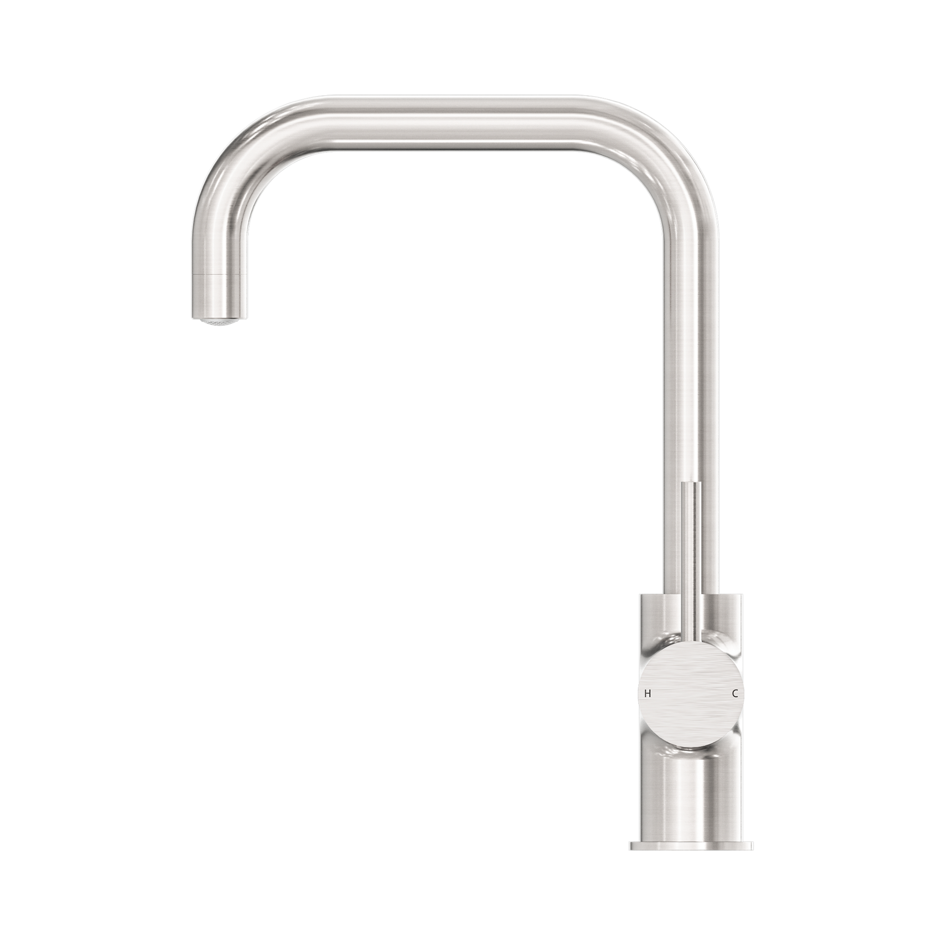 Nero Dolce Kitchen Mixer Square Shape, Brushed Nickel
