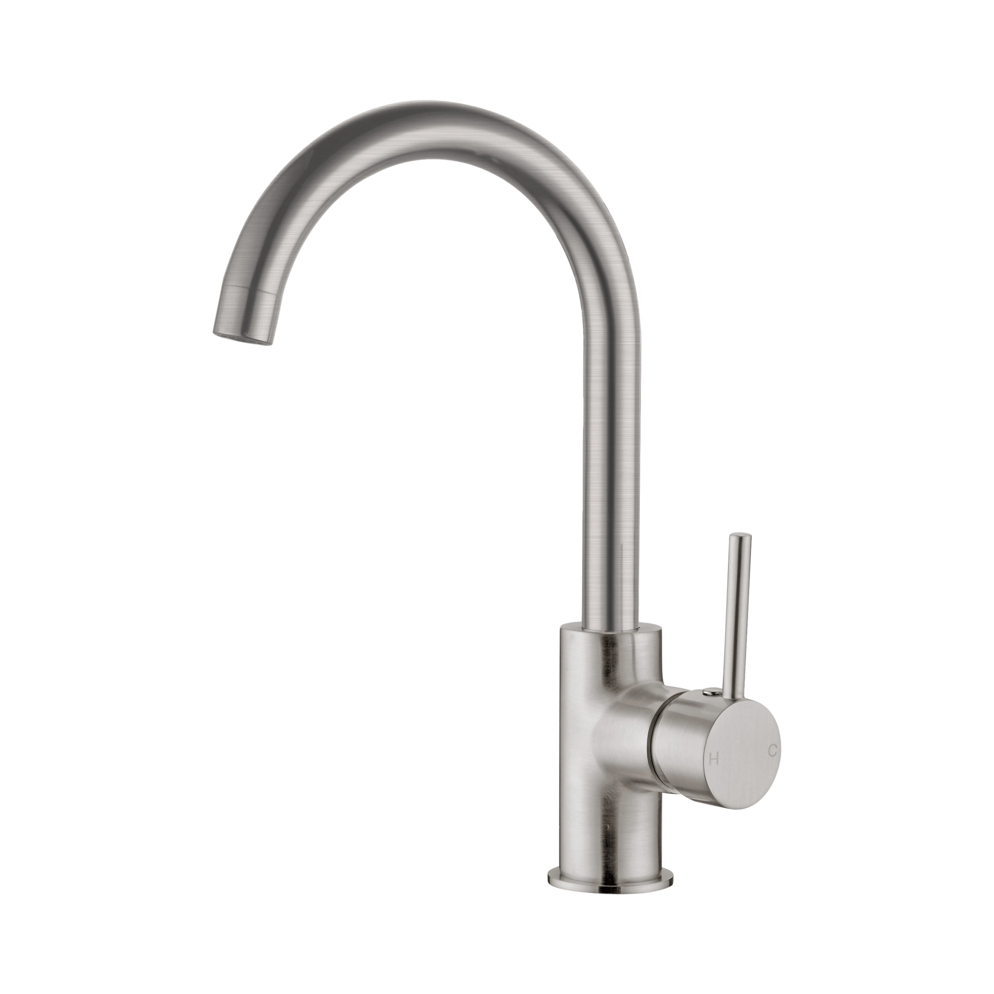 Nero Dolce Kitchen Mixer Gooseneck, Brushed Nickel