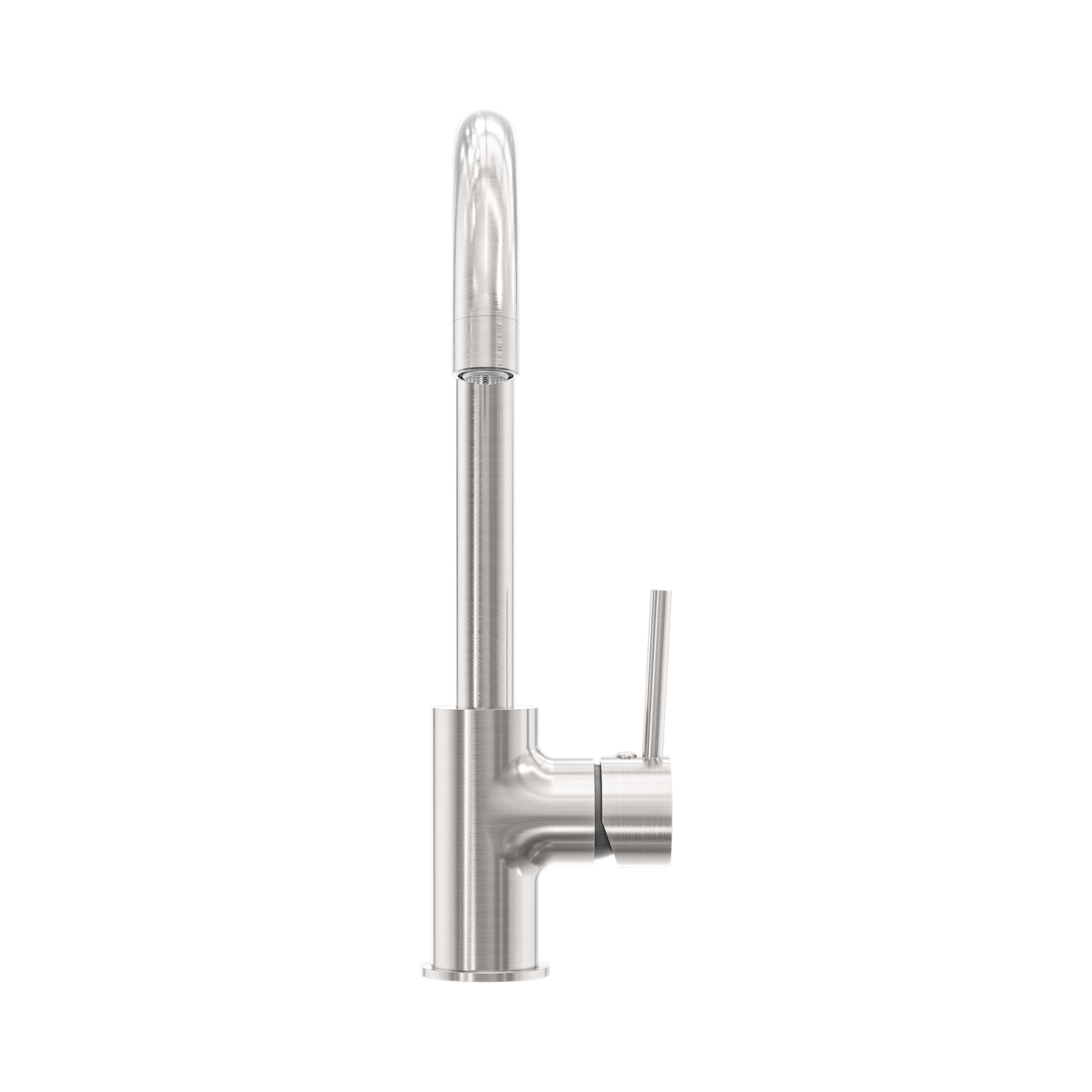 Nero Dolce Kitchen Mixer Gooseneck, Brushed Nickel