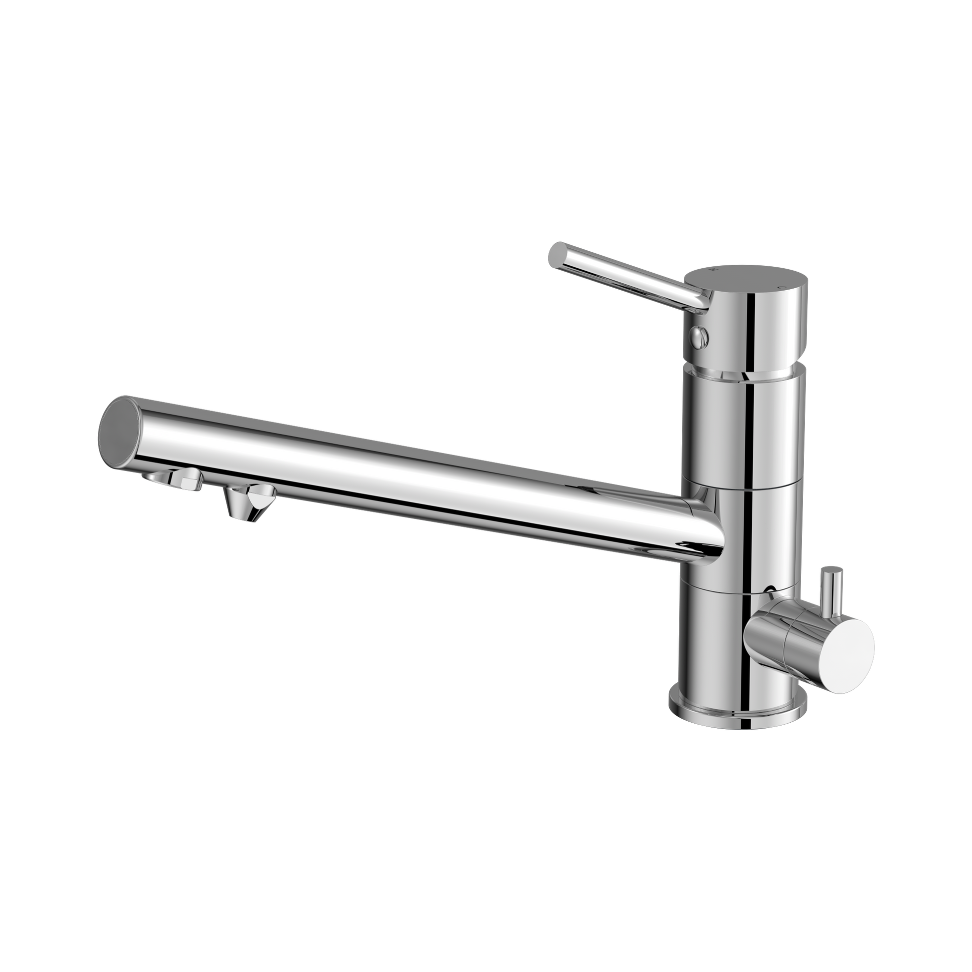Nero Dolce Three-Way Kitchen Mixer, Chrome