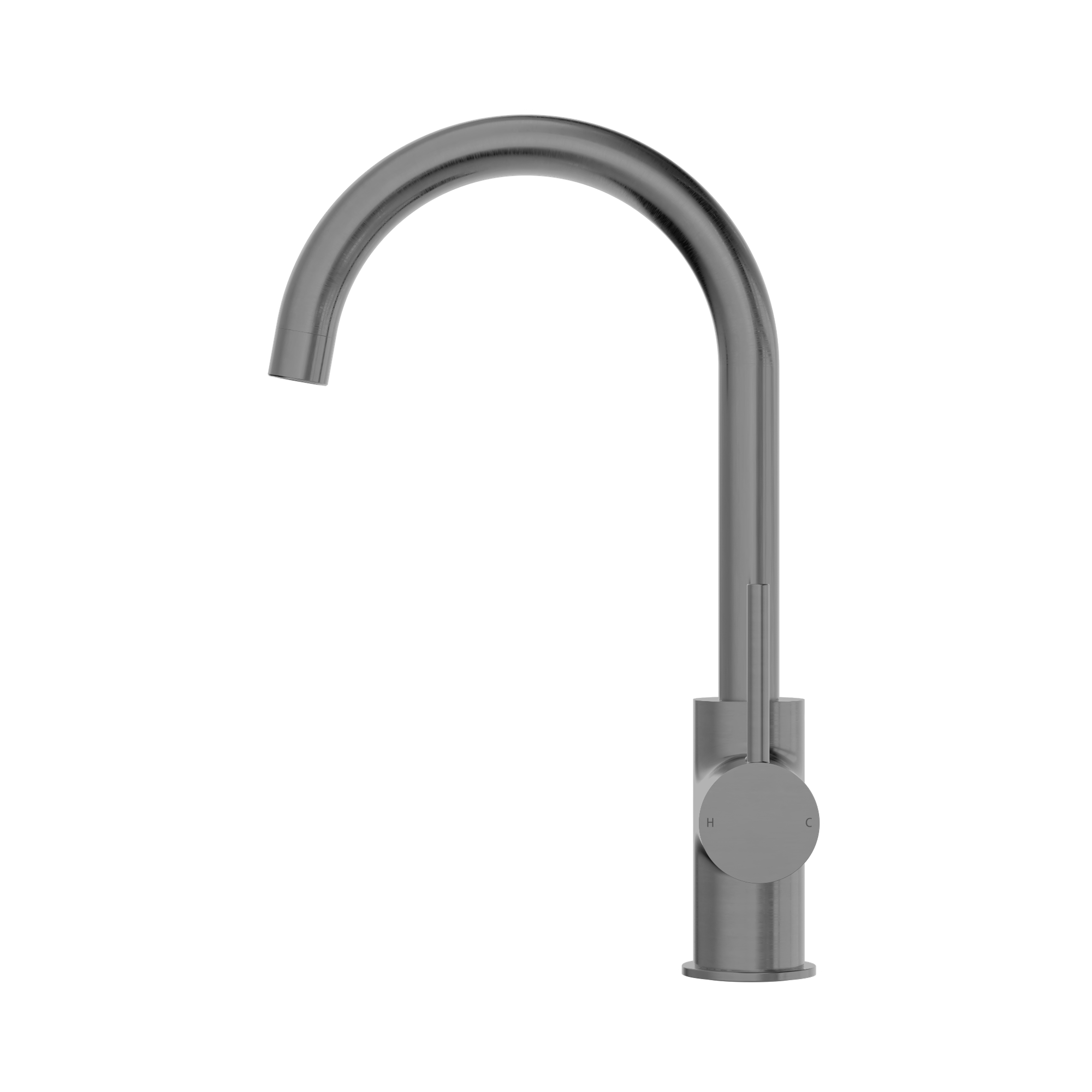Nero Dolce Kitchen Mixer Gooseneck, Gun Metal