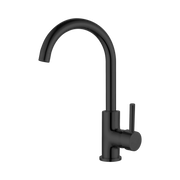Nero Dolce Kitchen Mixer Gooseneck, Matte Black