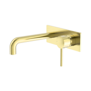 Nero Dolce Wall Mixer Set, Brushed Gold