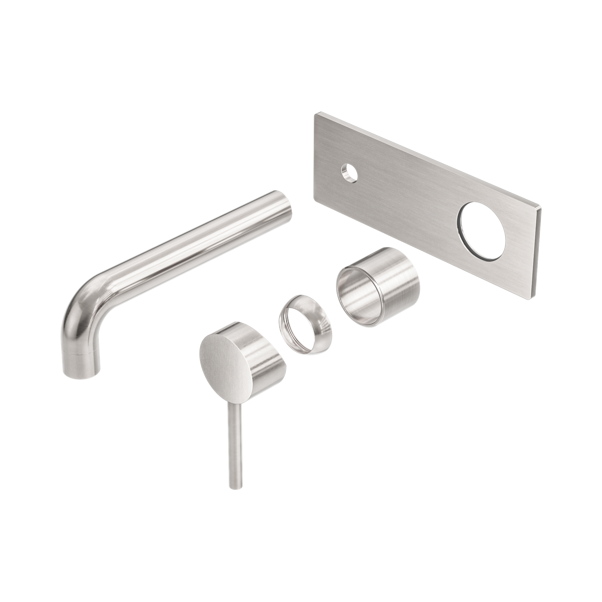 Nero Dolce Wall Mixer Set Trim Kits Only, Brushed Nickel