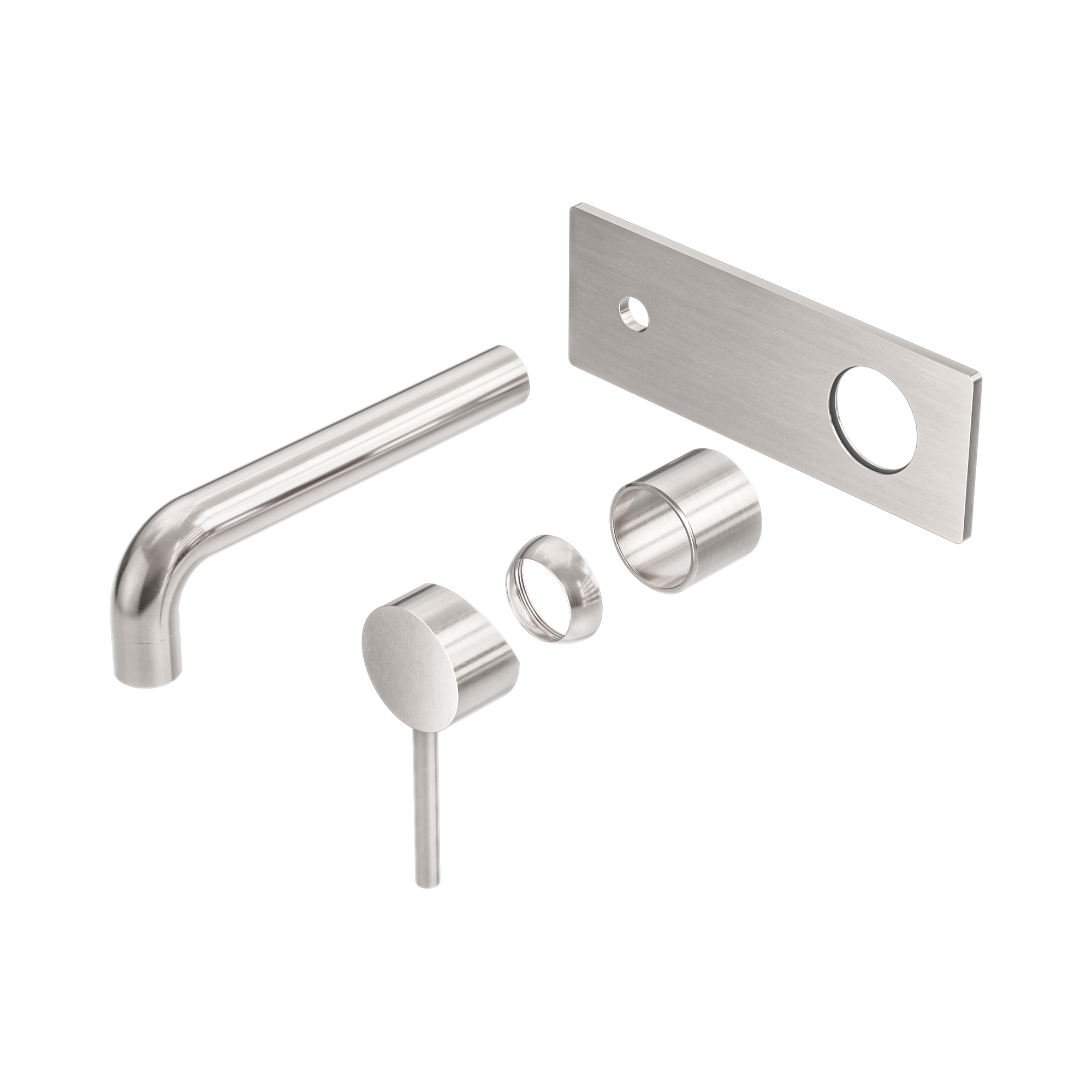 Nero Dolce Wall Mixer Set Trim Kits Only, Brushed Nickel