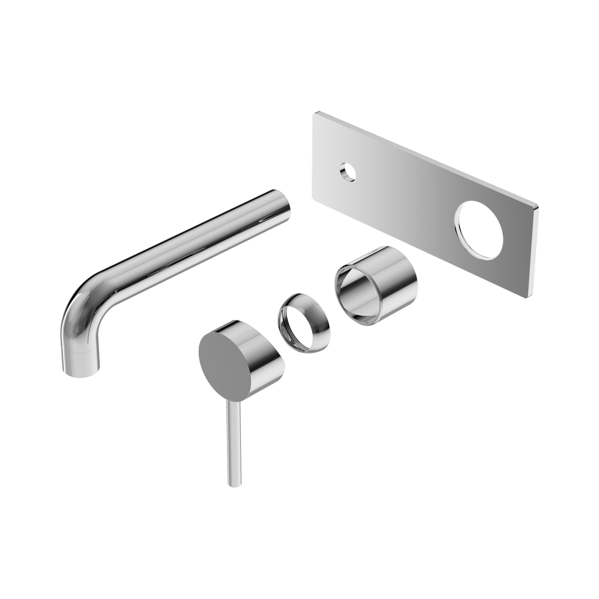 Nero Dolce Wall Mixer Set Trim Kits Only, Chrome