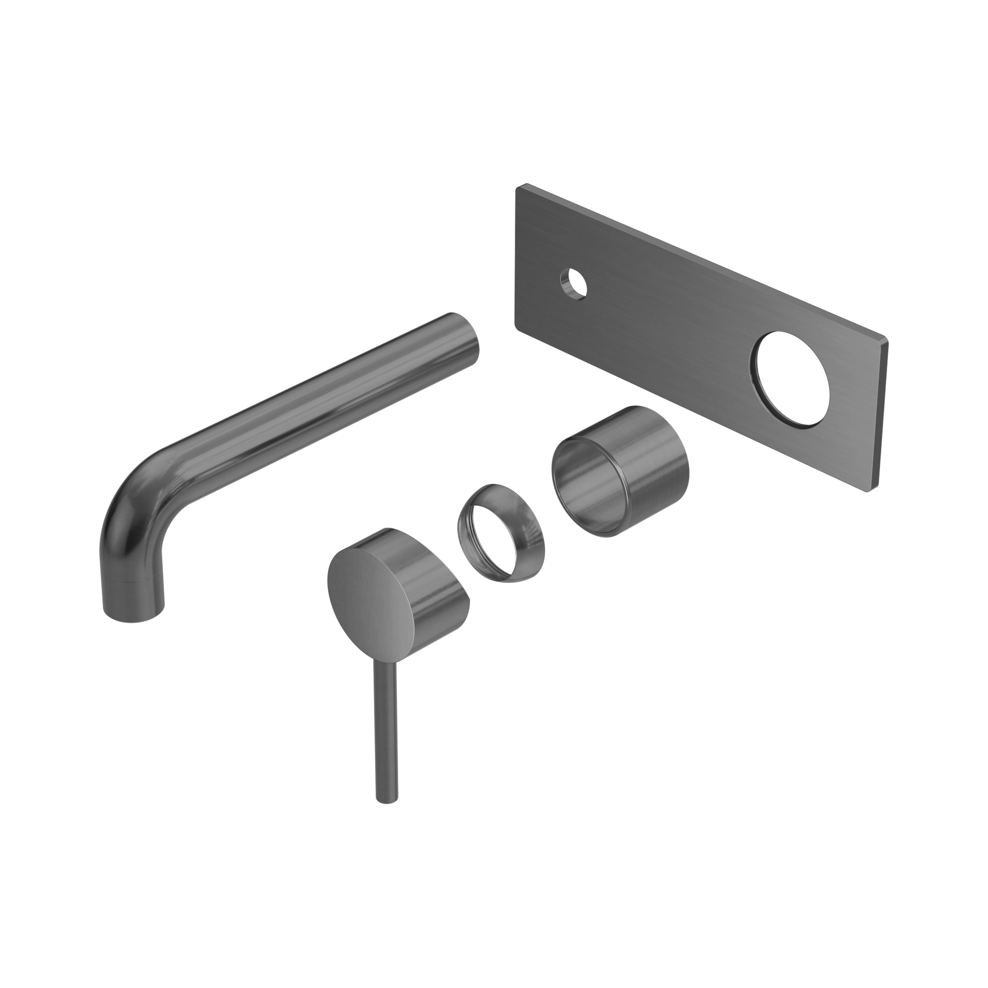 Nero Dolce Wall Mixer Set Trim Kits Only, Gun Metal