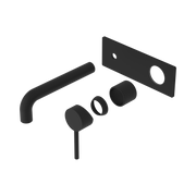 Nero Dolce Wall Mixer Set Trim Kits Only, Matte Black