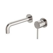 Nero Dolce Wall Mixer Set Separate Back Plate, Brushed Nickel