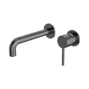 Nero Dolce Wall Mixer Set Separate Back Plate, Gun Metal