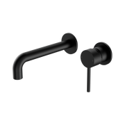 Nero Dolce Wall Mixer Set Separate Back Plate, Matte Black