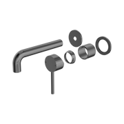 Nero Dolce Wall Mixer Set Separate Back Plate Trim Kits Only, Gun Metal