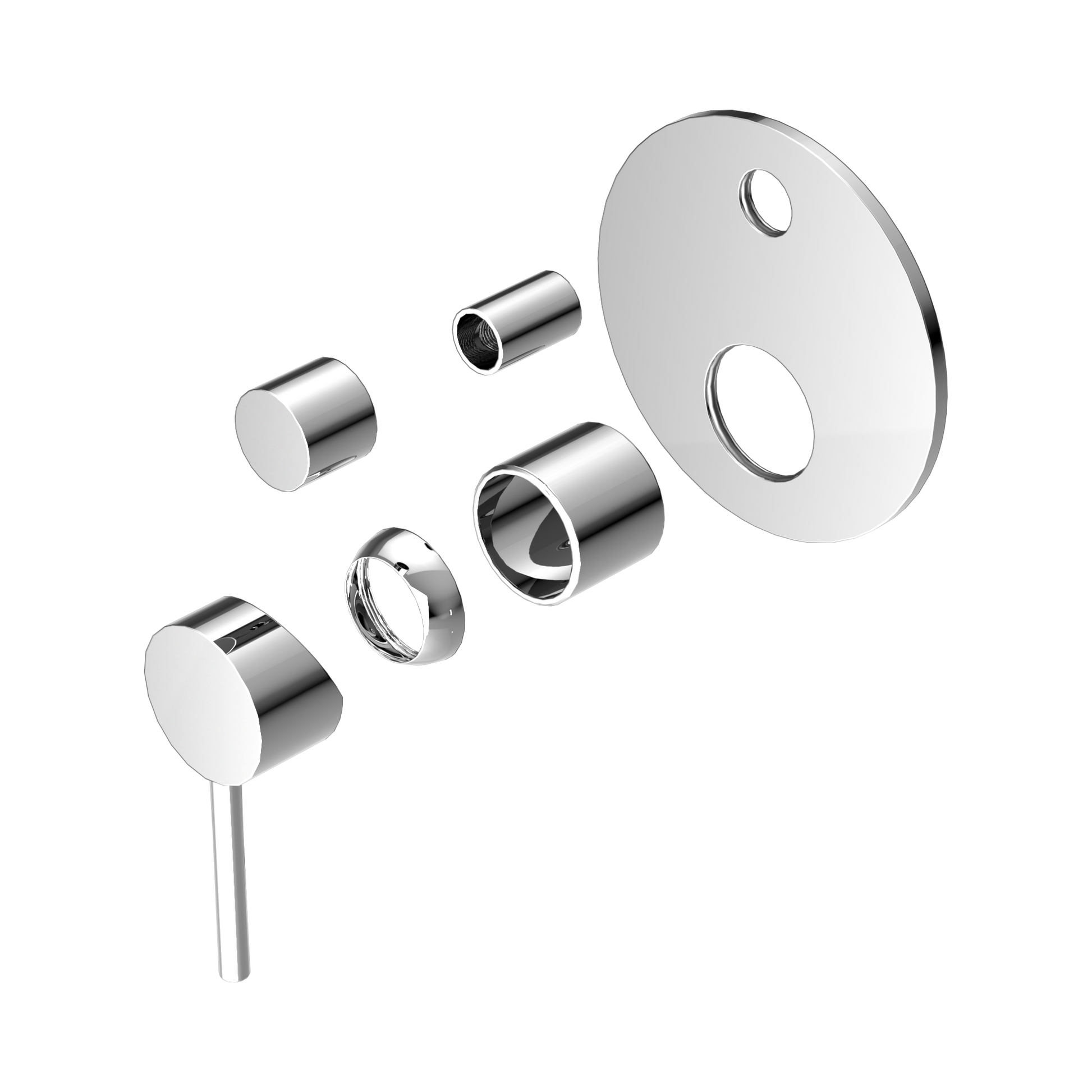 Nero Dolce Diverter Mixer Trim Kits Only, Chrome
