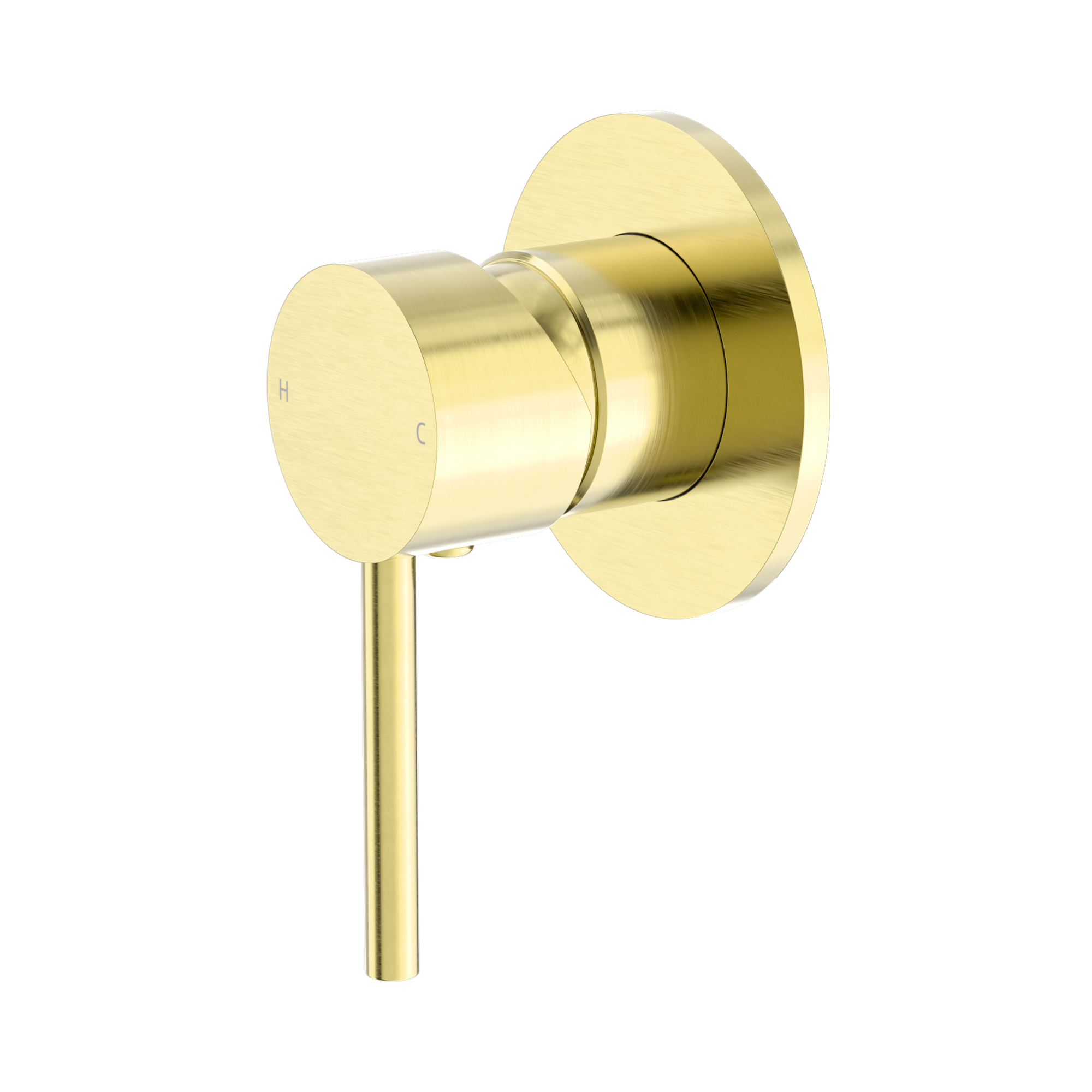 Nero Dolce Wall/Shower Mixer, Brushed Gold