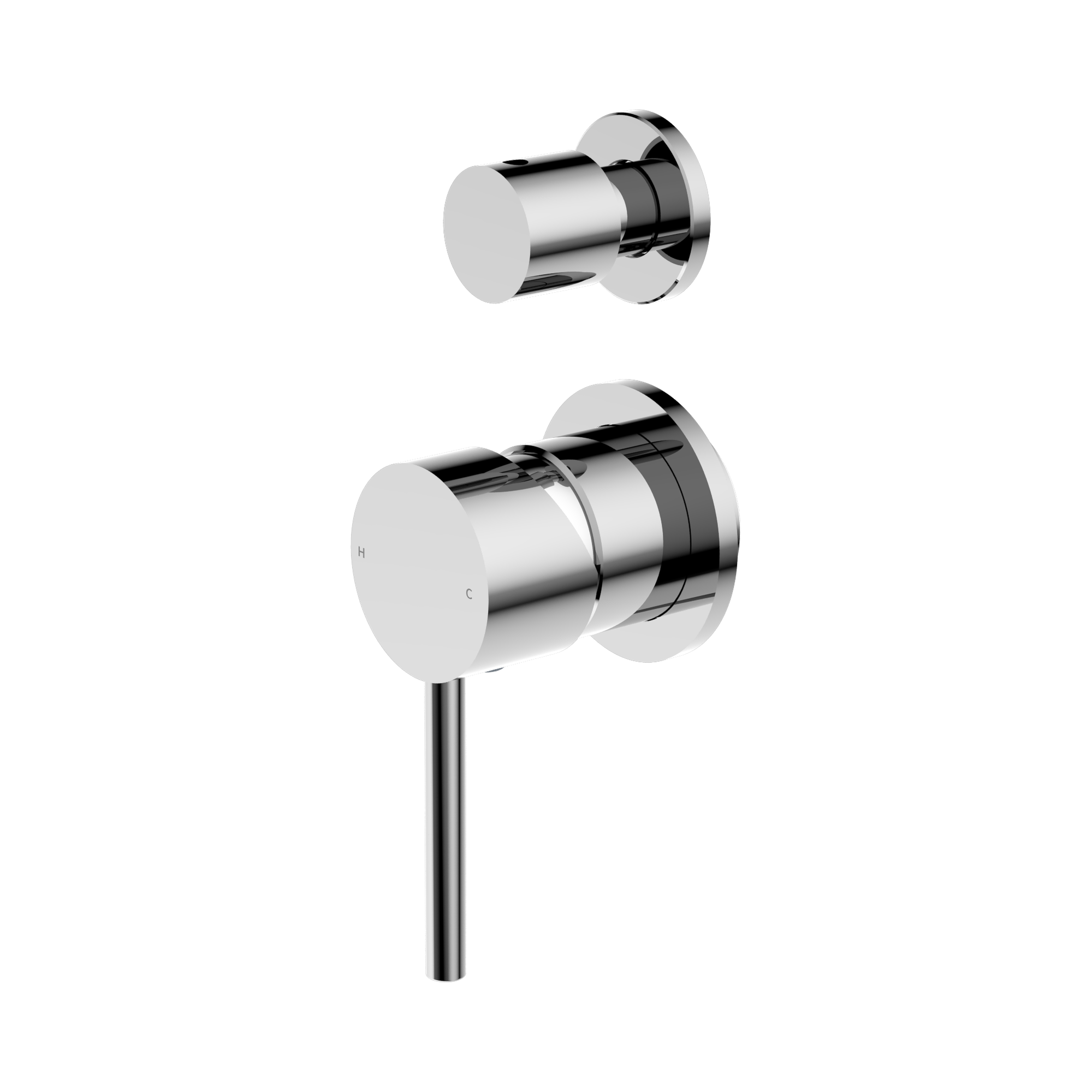 Nero Dolce Diverter Mixer Separate Back Plate, Chrome