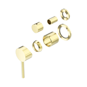 Nero Dolce Diverter Mixer Separate Back Plate Trim Kits Only, Brushed Gold
