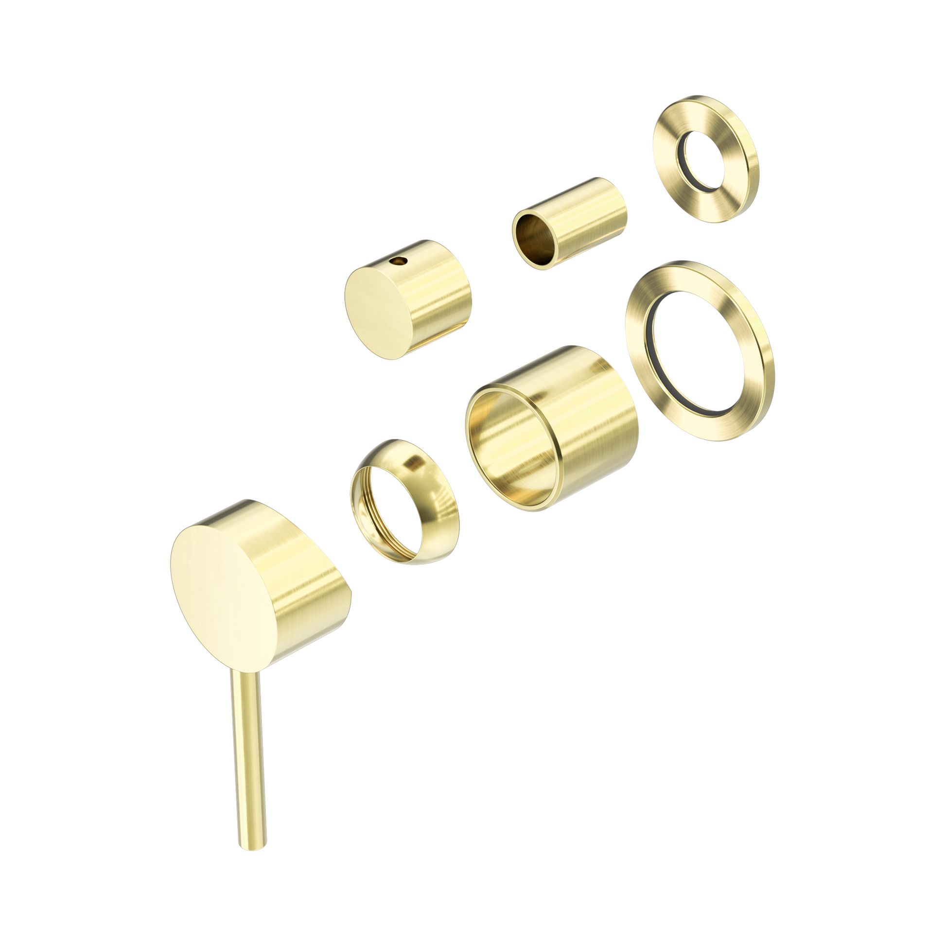 Nero Dolce Diverter Mixer Separate Back Plate Trim Kits Only, Brushed Gold