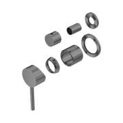 Nero Dolce Diverter Mixer Separate Back Plate Trim Kits Only, Gun Metal
