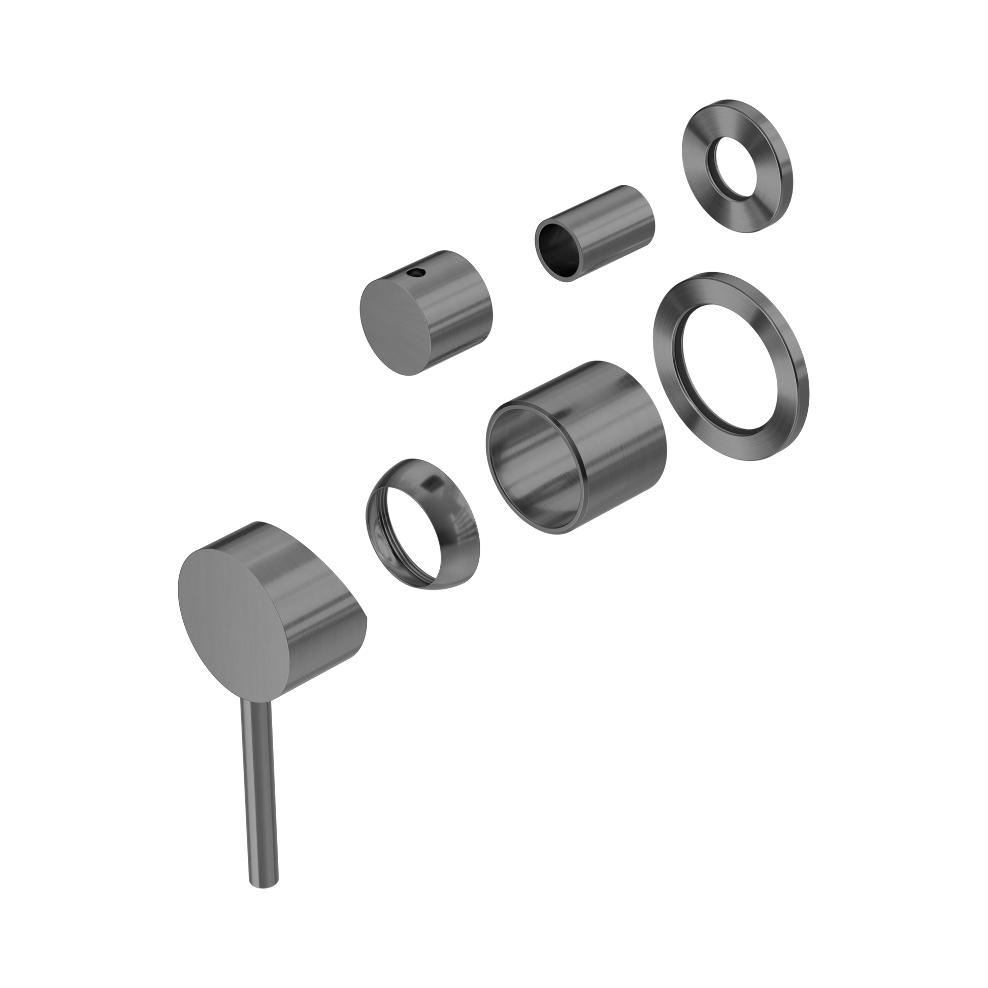 Nero Dolce Diverter Mixer Separate Back Plate Trim Kits Only, Gun Metal